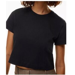 Aritzia Wilfred Free Black Weekend Tee Size Small